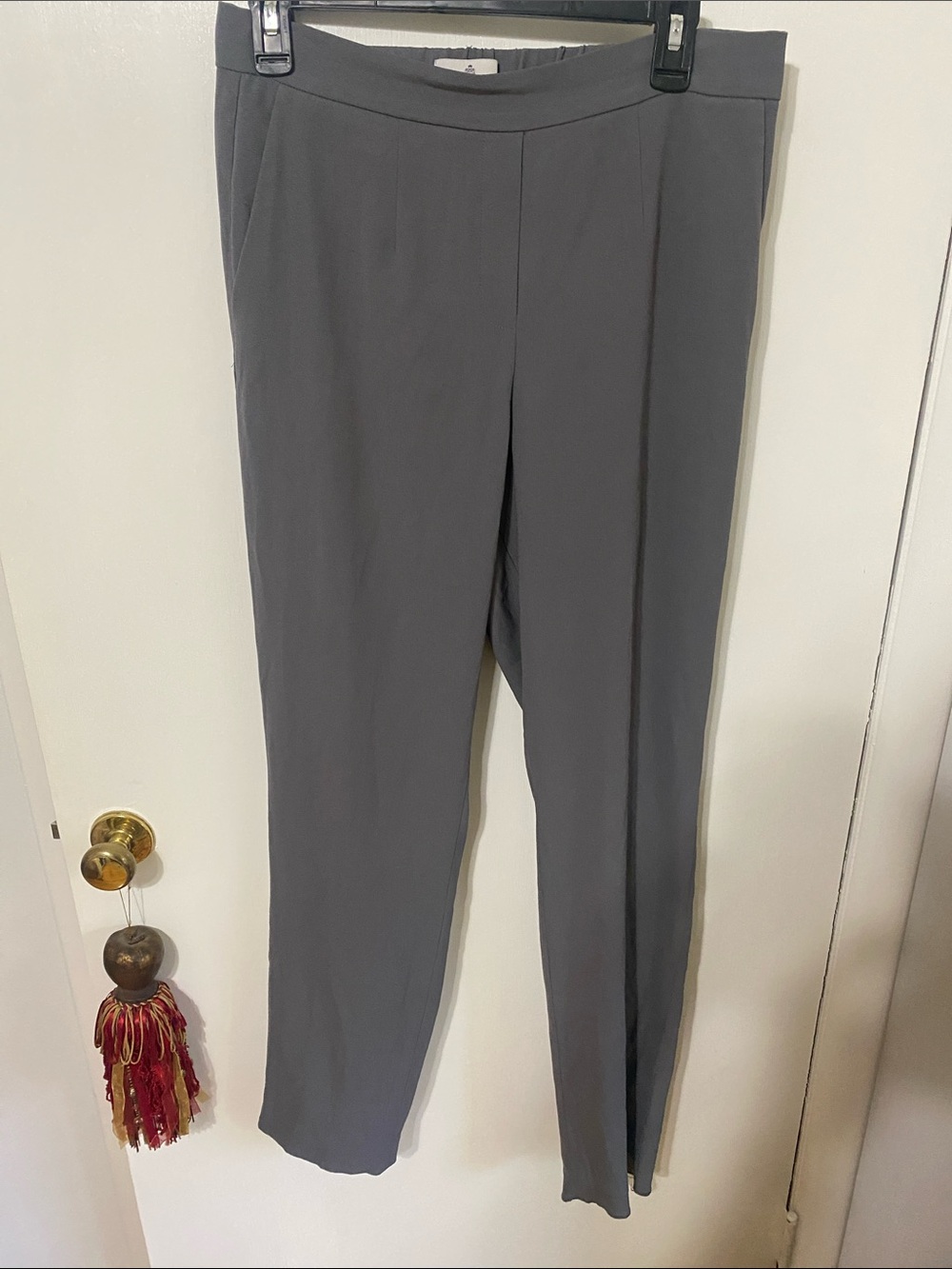 Babaton Straight Leg Pants in Gray